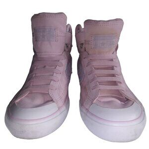 Converse All Star Jr Pink Athletic Tennis Shoe Hi Top Size 5 Sneaker